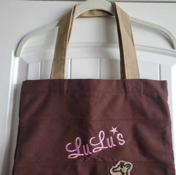 Vintage 2000s Lu Lu's Canvas Tote NWOT - Picture 3 of 5